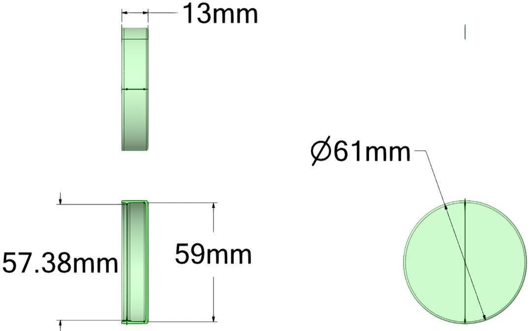 LNB CAP 3D print model_1