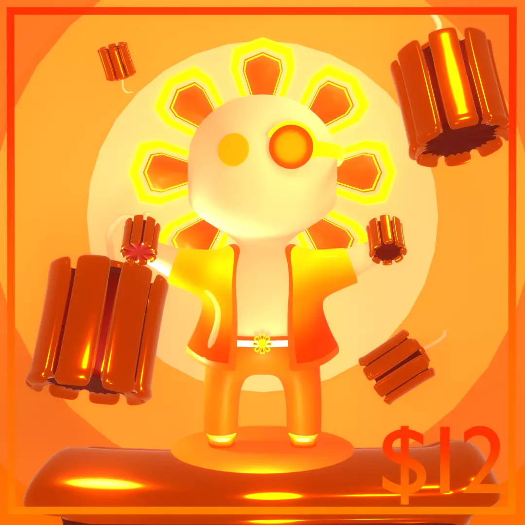 Human Bomber 3D model_0