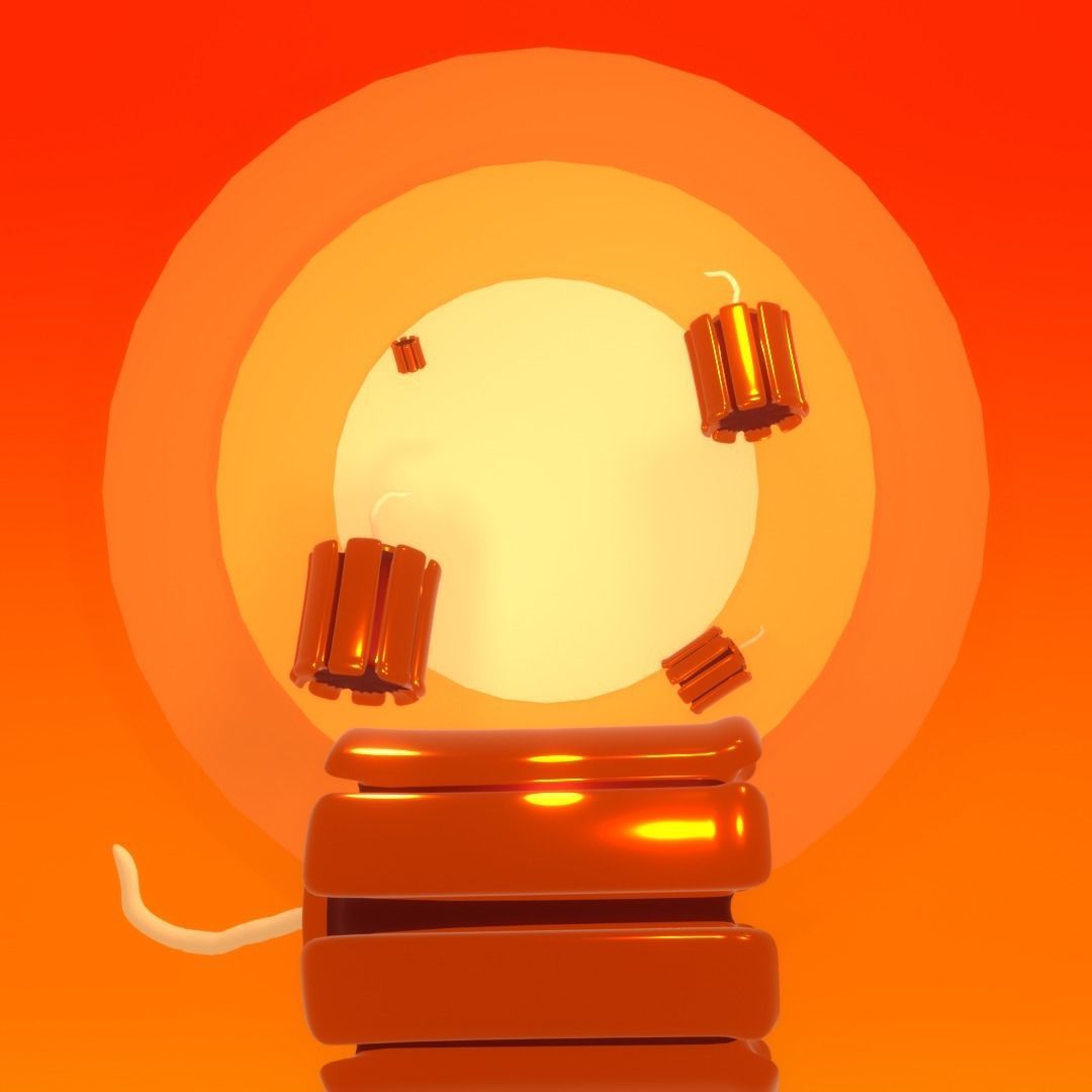 Human Bomber 3D model_5