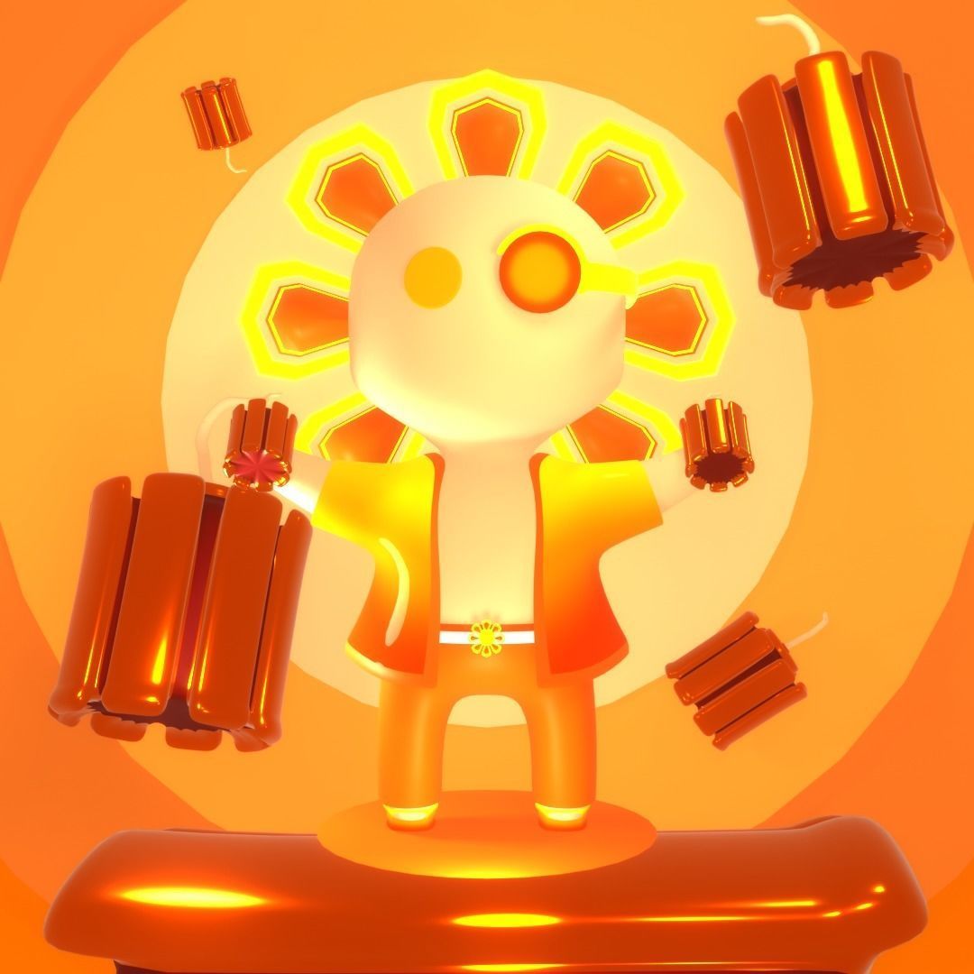 Human Bomber 3D model_1