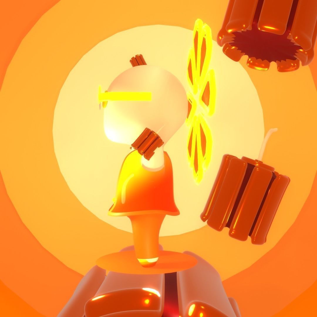 Human Bomber 3D model_4