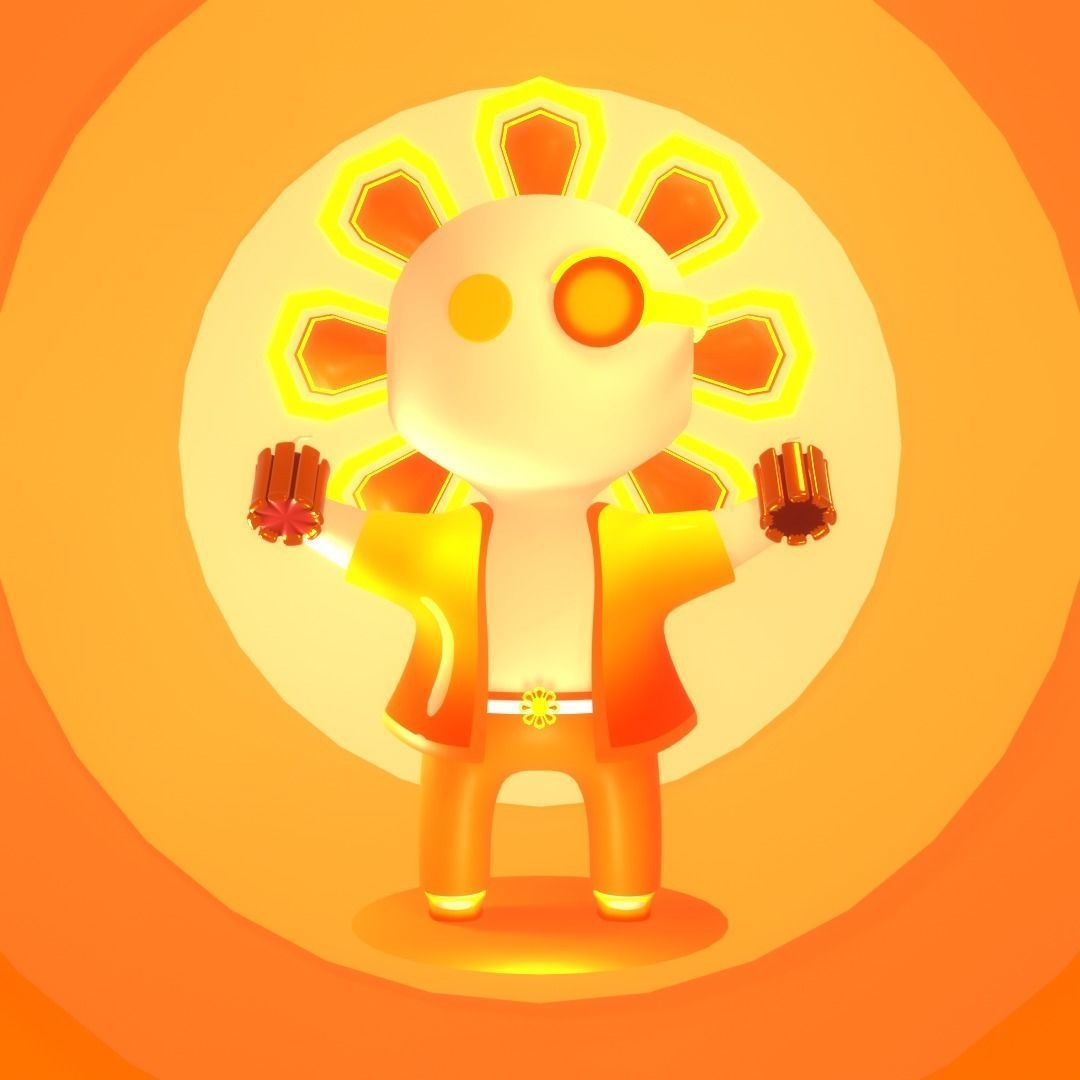 Human Bomber 3D model_2