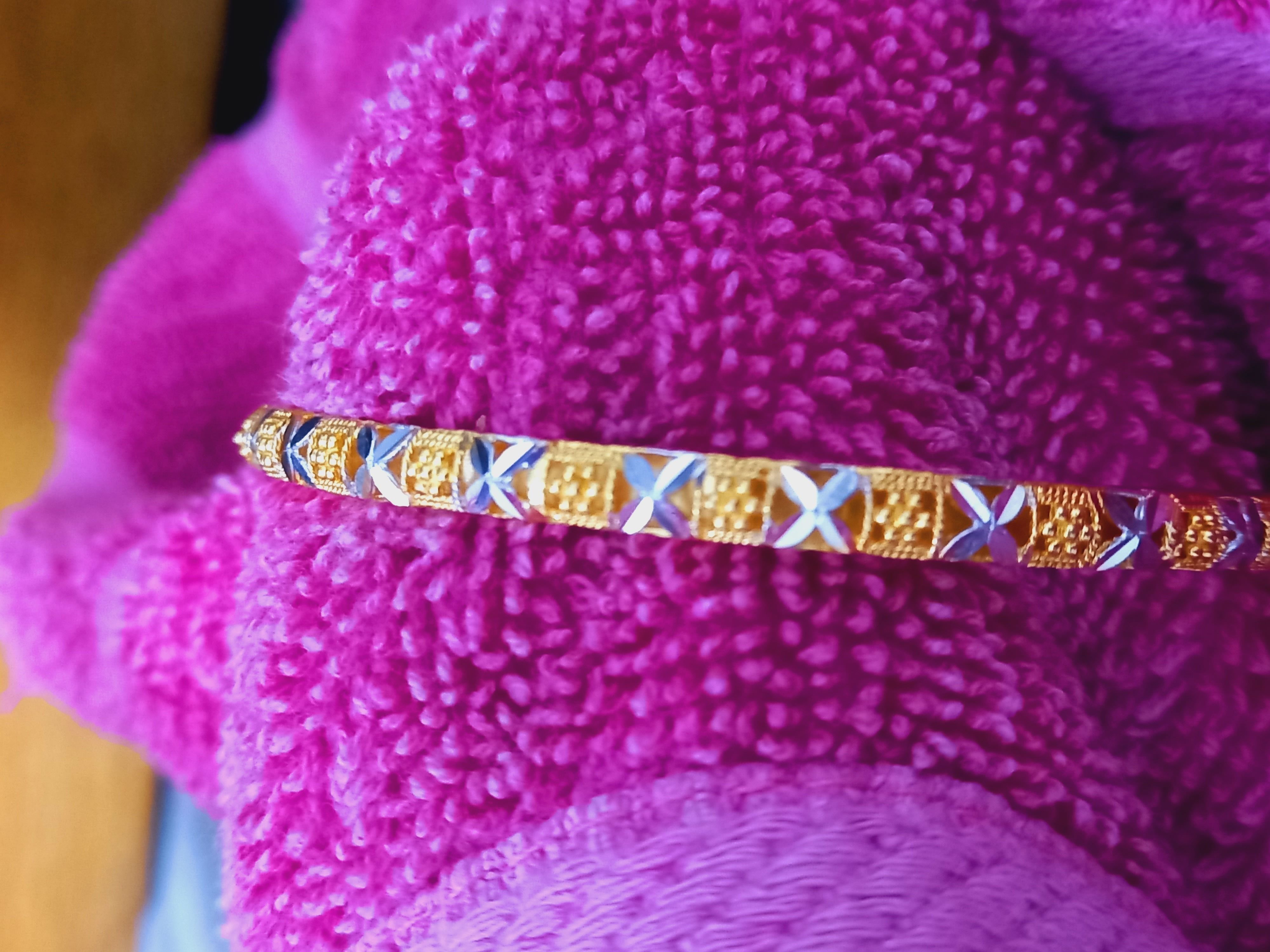 Traditional indian Banle for Women 3D print model 3D print model_5