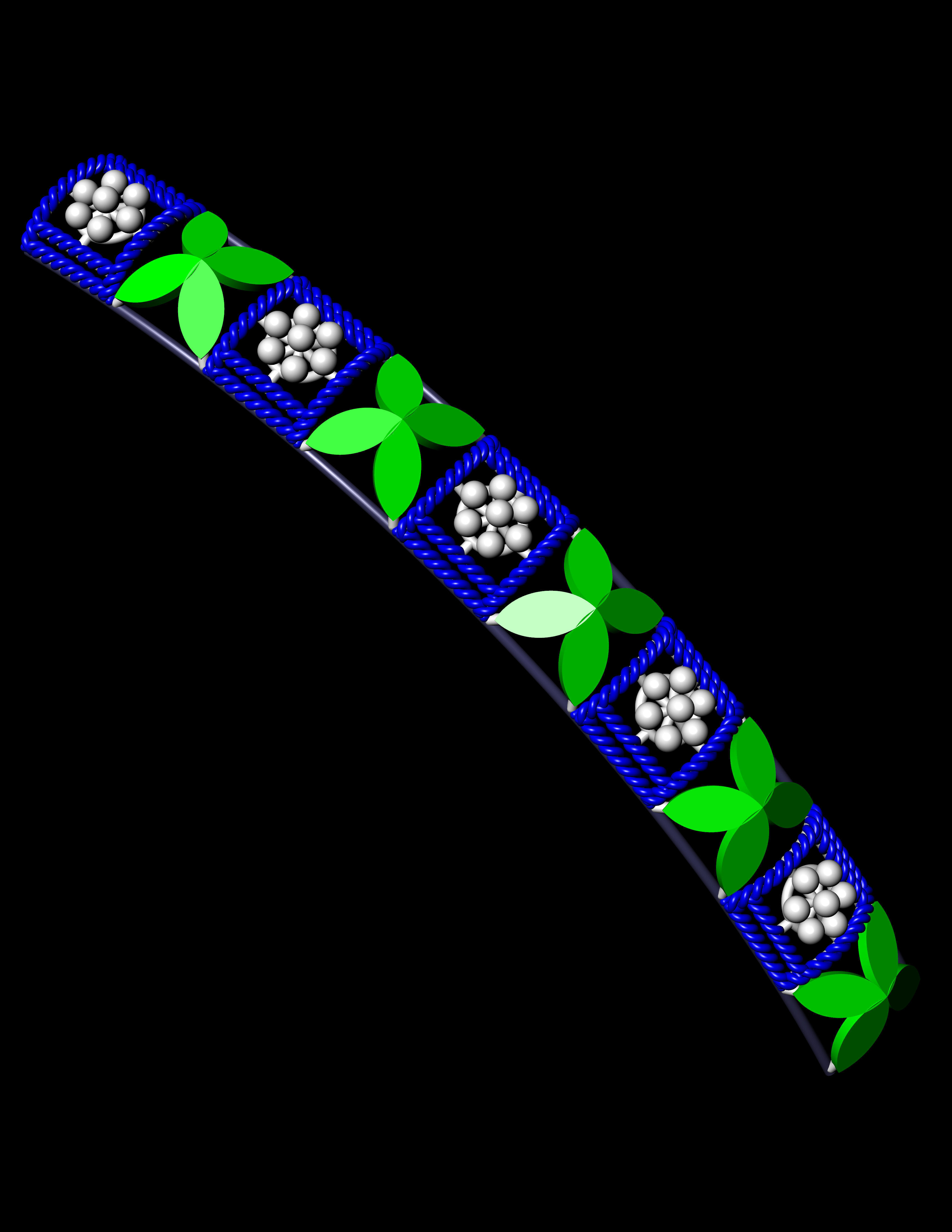 Traditional indian Banle for Women 3D print model 3D print model_7