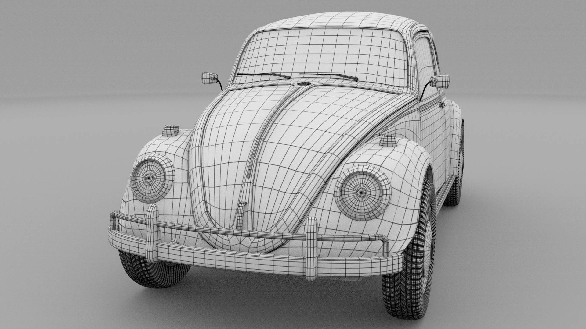 Vw Beetle 3D model_12