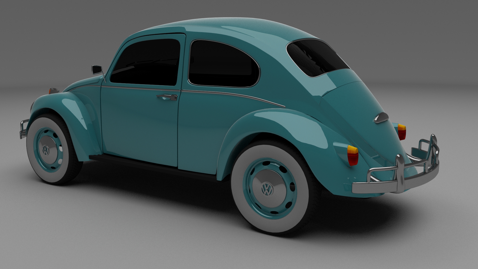 Vw Beetle 3D model_2