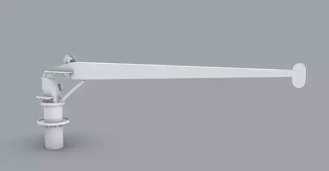 LNG Ships Deck Crane PM 3D print model