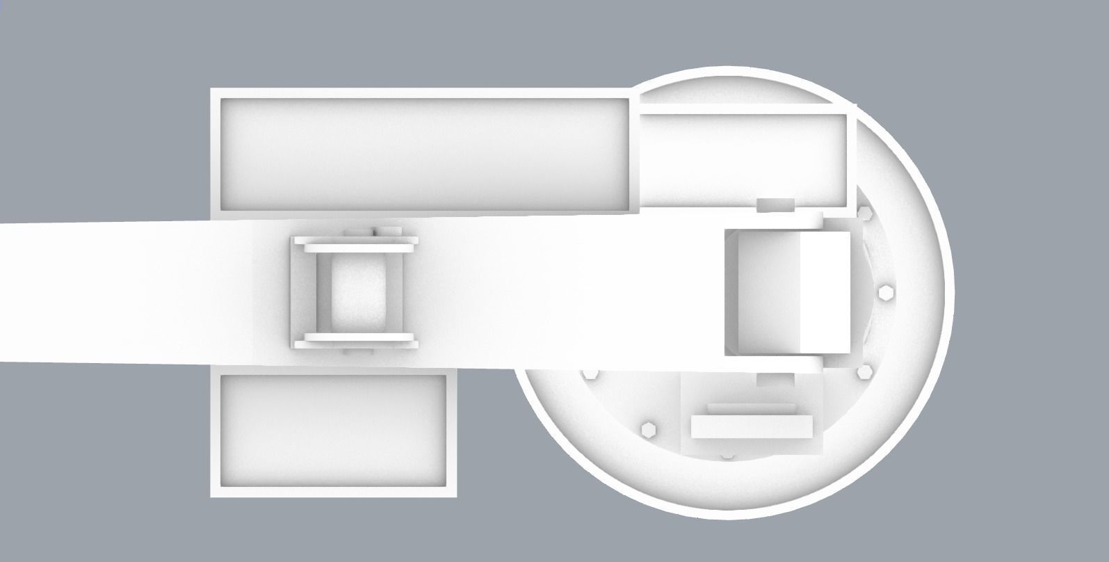 LNG Ships Deck Crane PM 3D print model_12