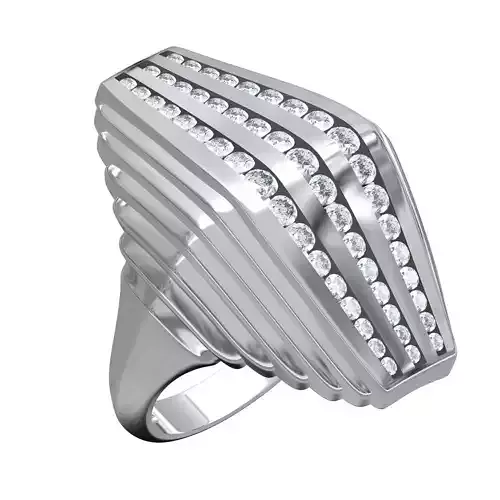 Antique Cocktail Engagement Ring for Women