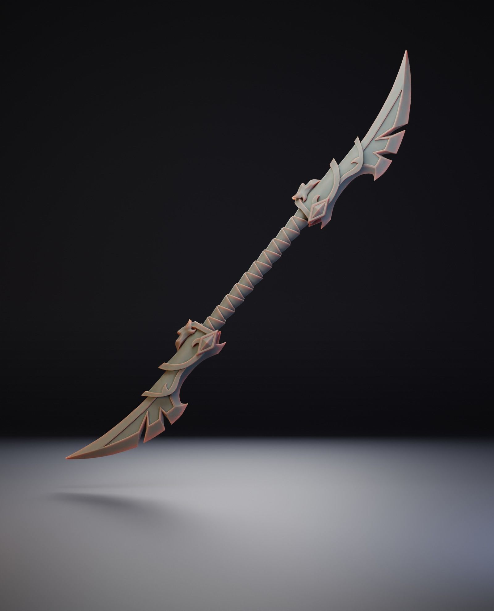 Blood Elf Guard Weapons - World of Warcraft 3D print model_1