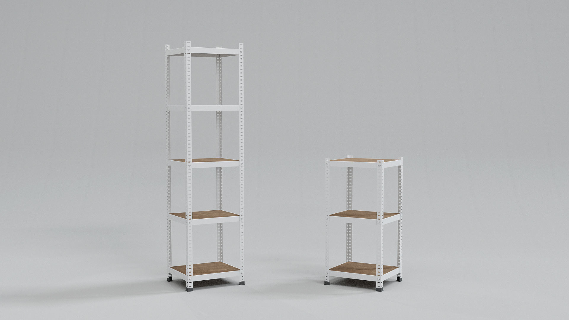Shelving Unit - multiple sizes 3D model_3