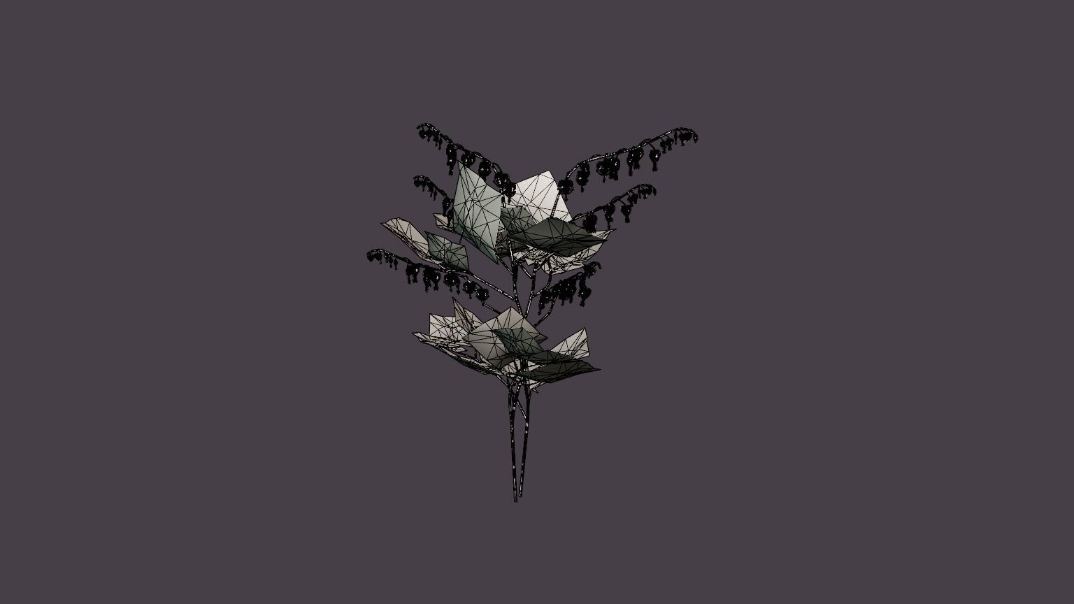 Bleeding Heart Low-poly 3D model_6