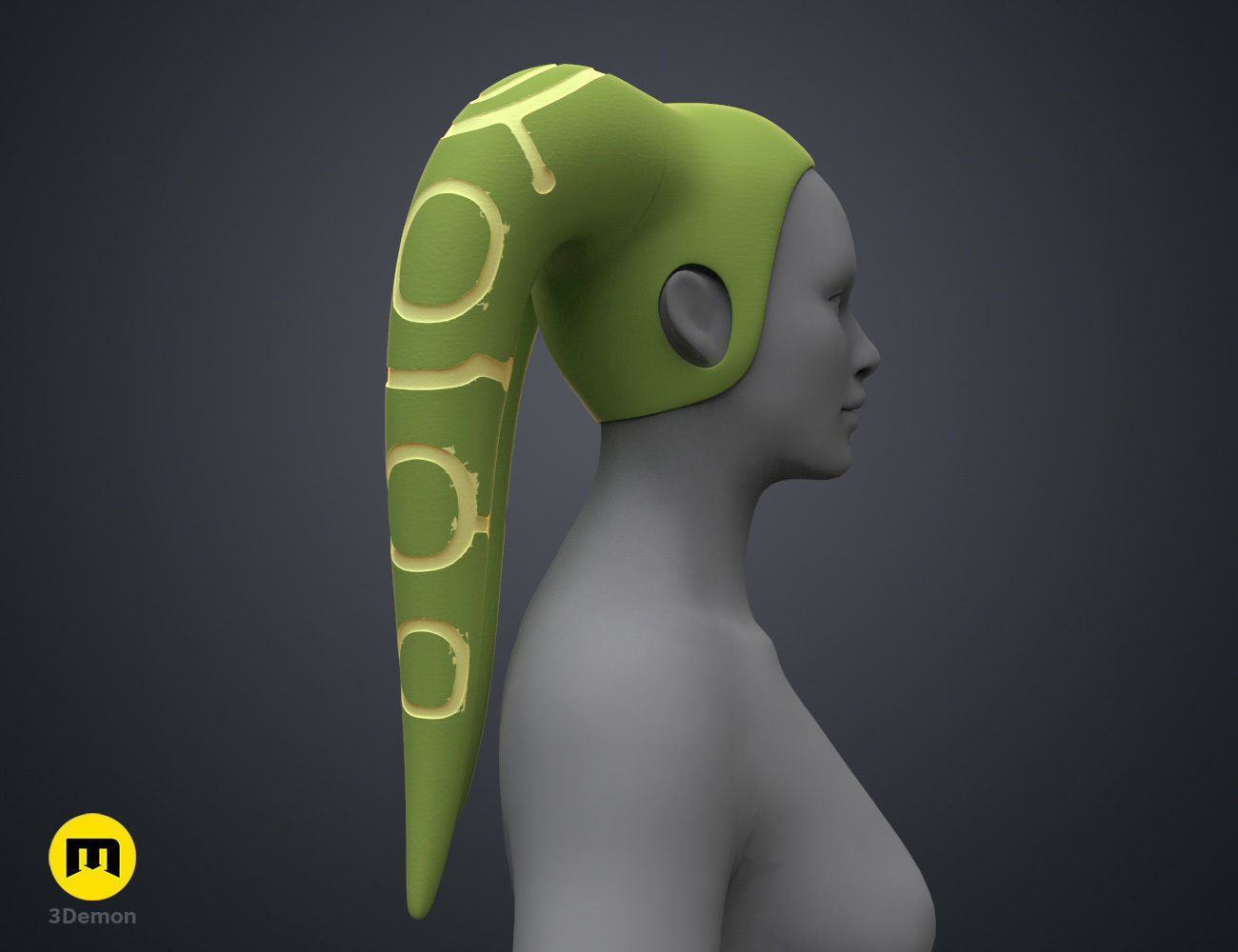 Hera Syndullas Mold - Star Wars 3D print model_2