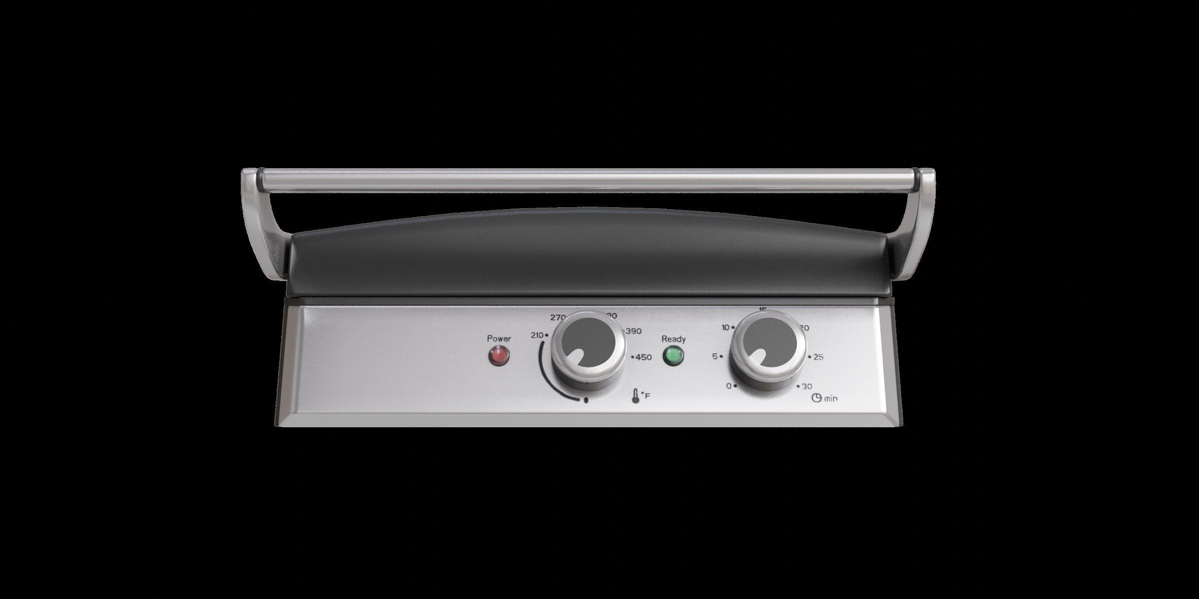 Electric Grill And Griddle 3D model_4