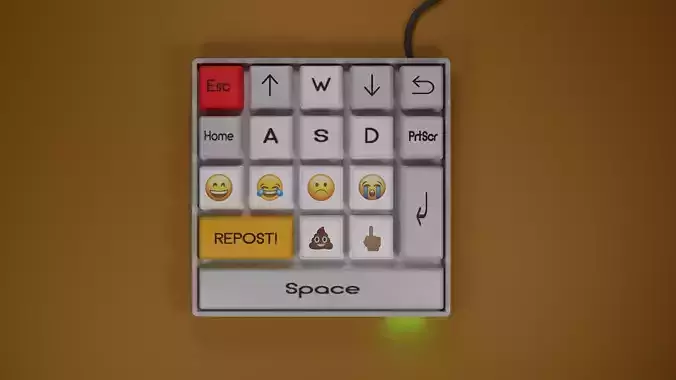 Keyboard with the most necessary