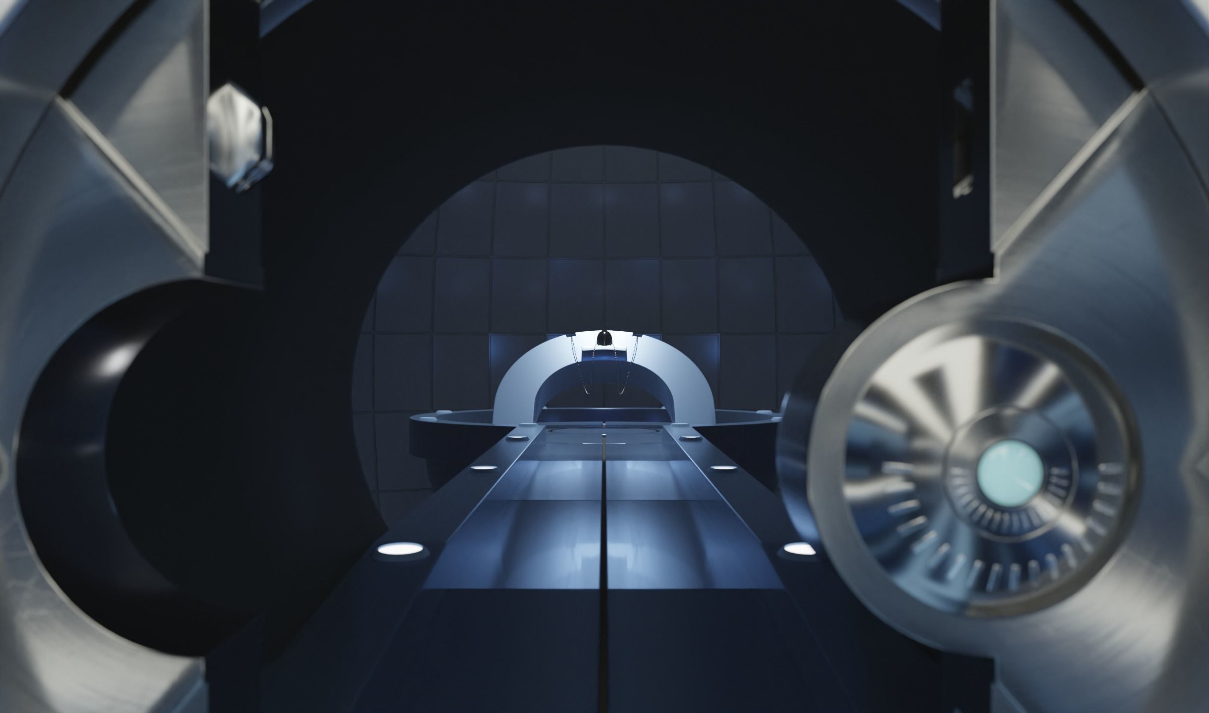Marvels X-Men Sub-Basement - Corridor and Cerebro 3D model_1
