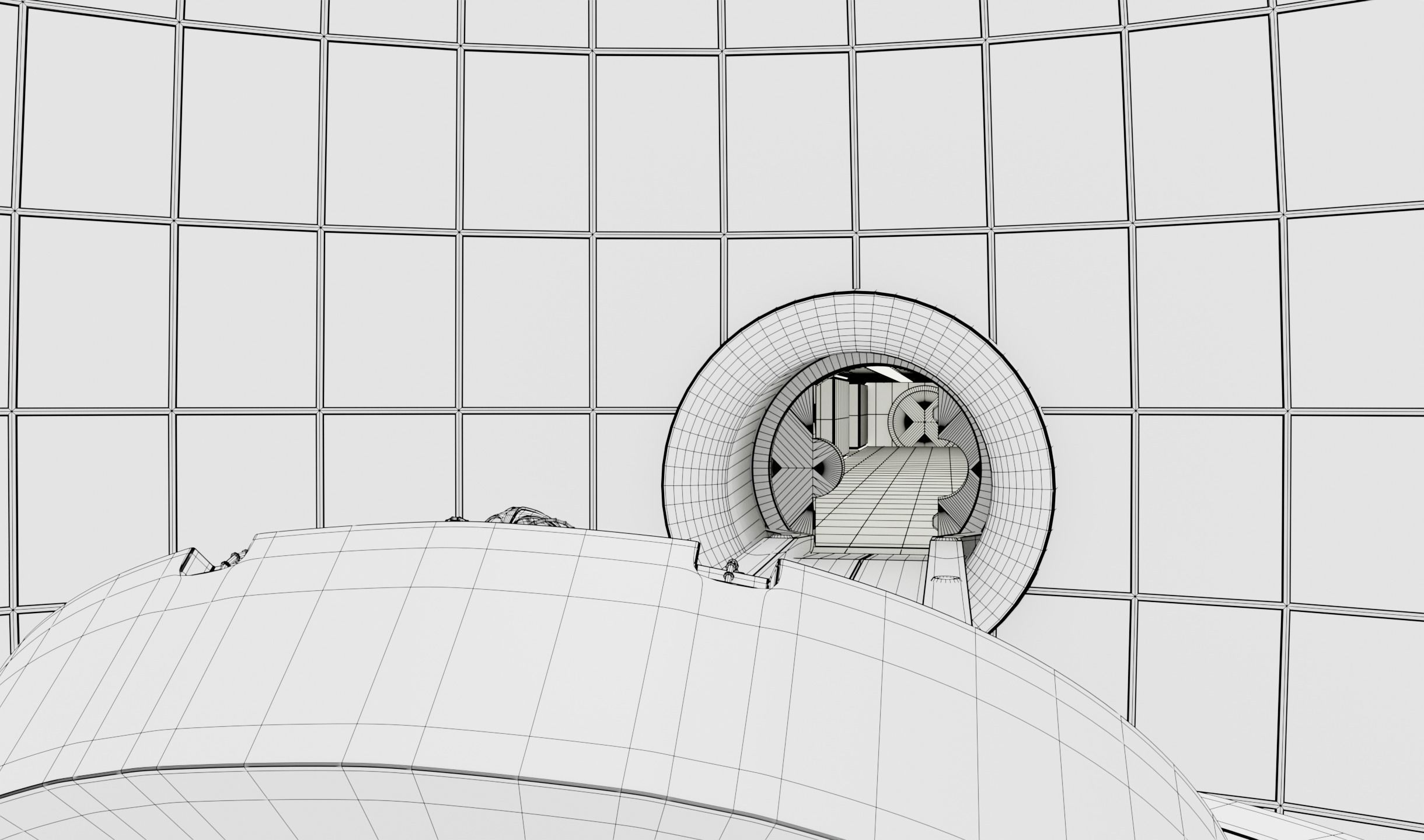 Marvels X-Men Sub-Basement - Corridor and Cerebro 3D model_9