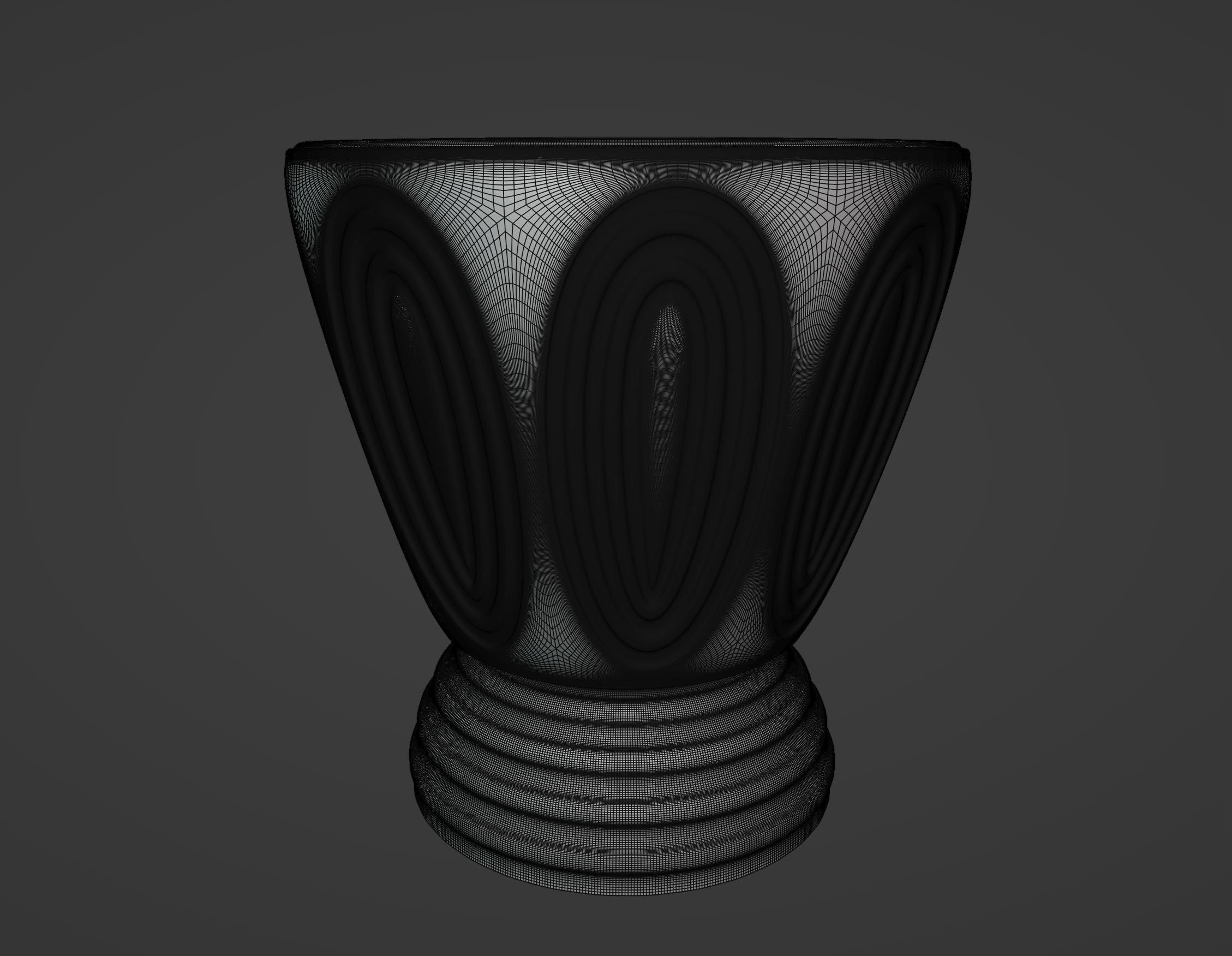 Decorative Vase 3D print model_9