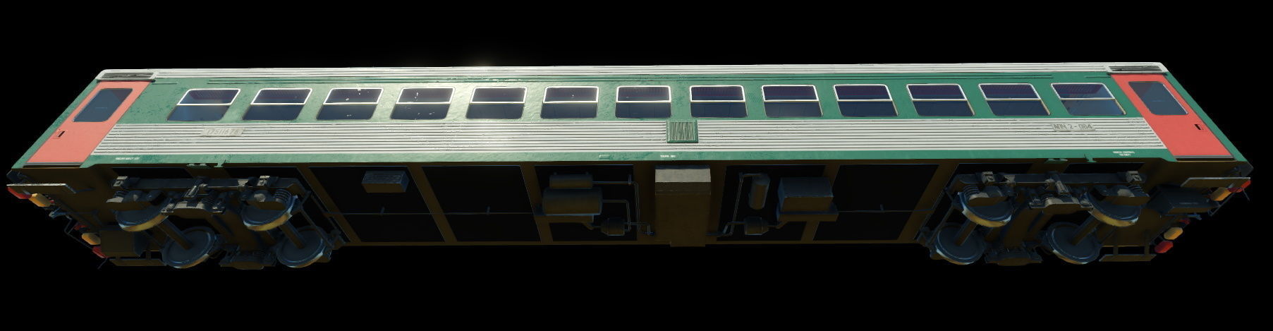ACh2 Automotrise and APCh2 Coach Low-poly 3D model_16