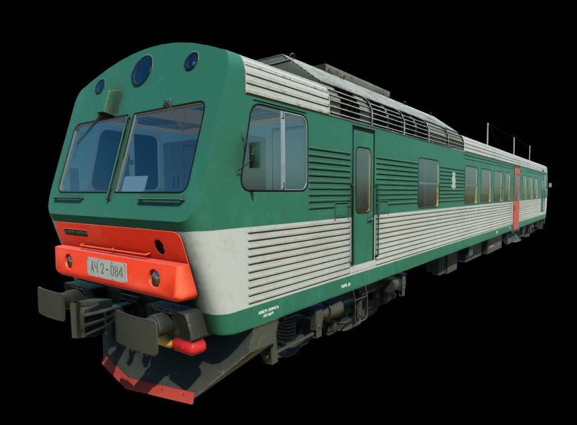 ACh2 Automotrise and APCh2 Coach Low-poly 3D model_1