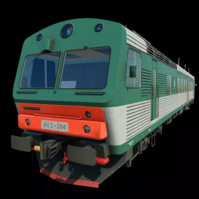 ACh2 Automotrise and APCh2 Coach Low-poly 3D model_0