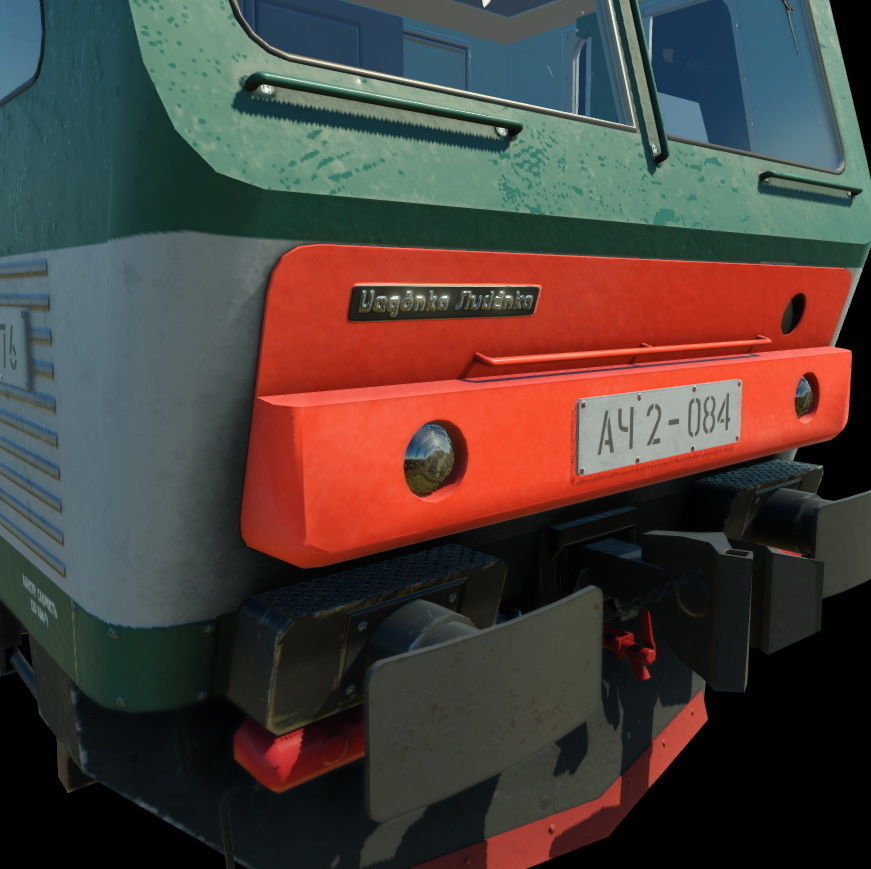 ACh2 Automotrise and APCh2 Coach Low-poly 3D model_8