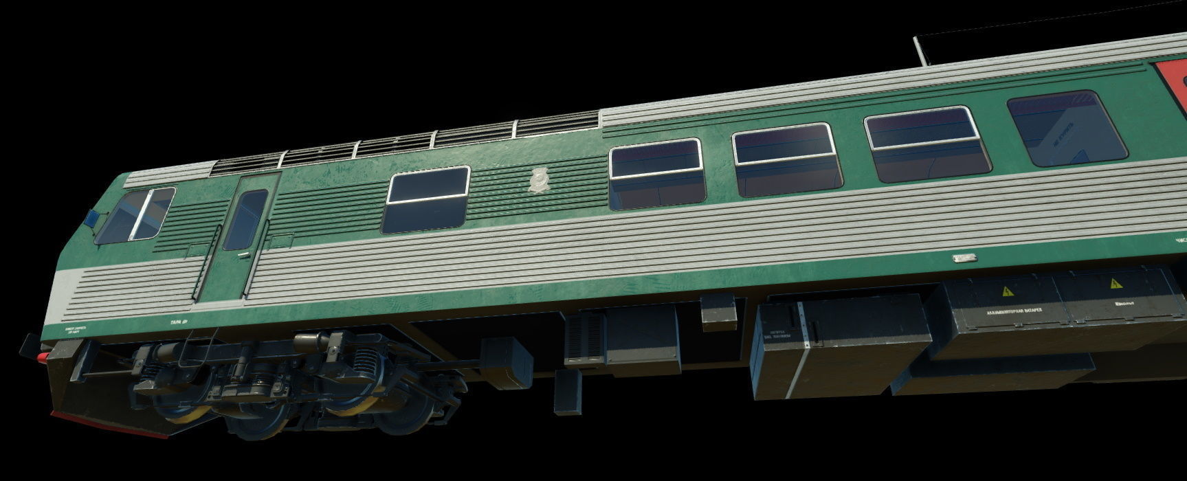 ACh2 Automotrise and APCh2 Coach Low-poly 3D model_23