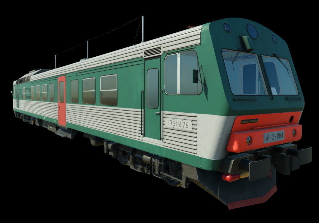 ACh2 Automotrise and APCh2 Coach Low-poly 3D model_24