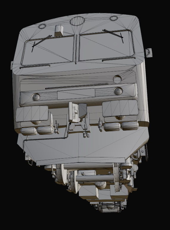 ACh2 Automotrise and APCh2 Coach Low-poly 3D model_27