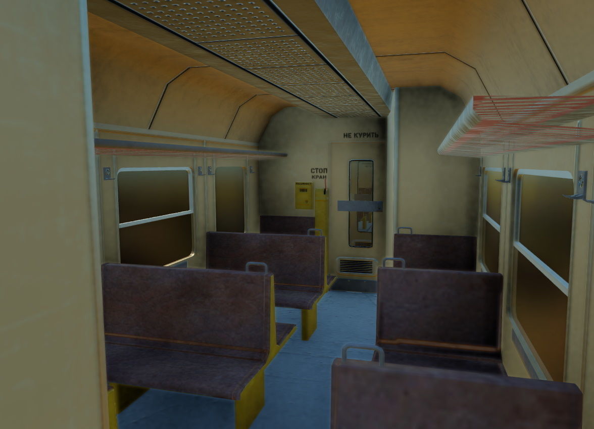 ACh2 Automotrise and APCh2 Coach Low-poly 3D model_5