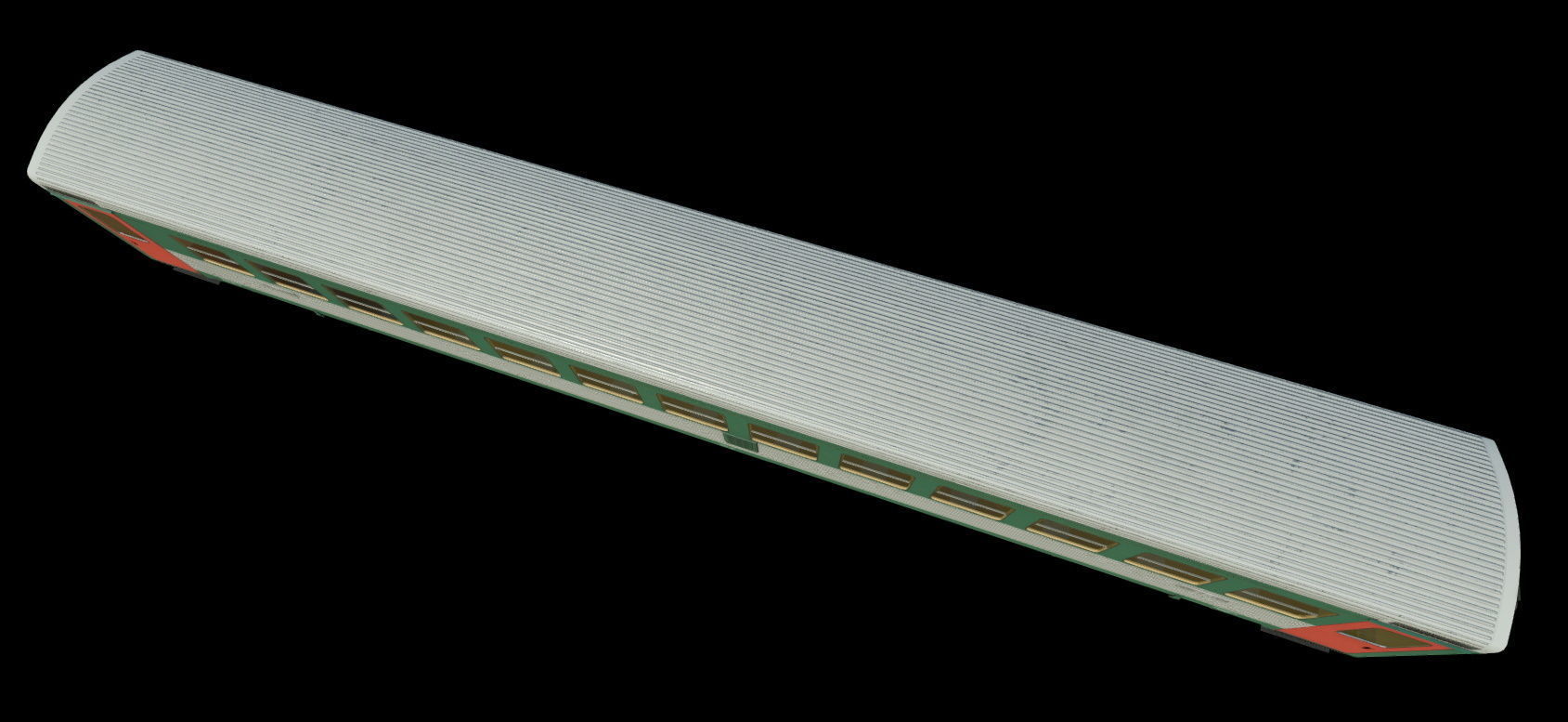 ACh2 Automotrise and APCh2 Coach Low-poly 3D model_18