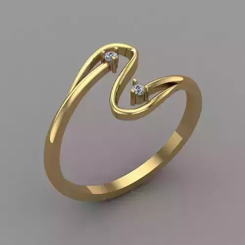 Diamond Ring 3D print model