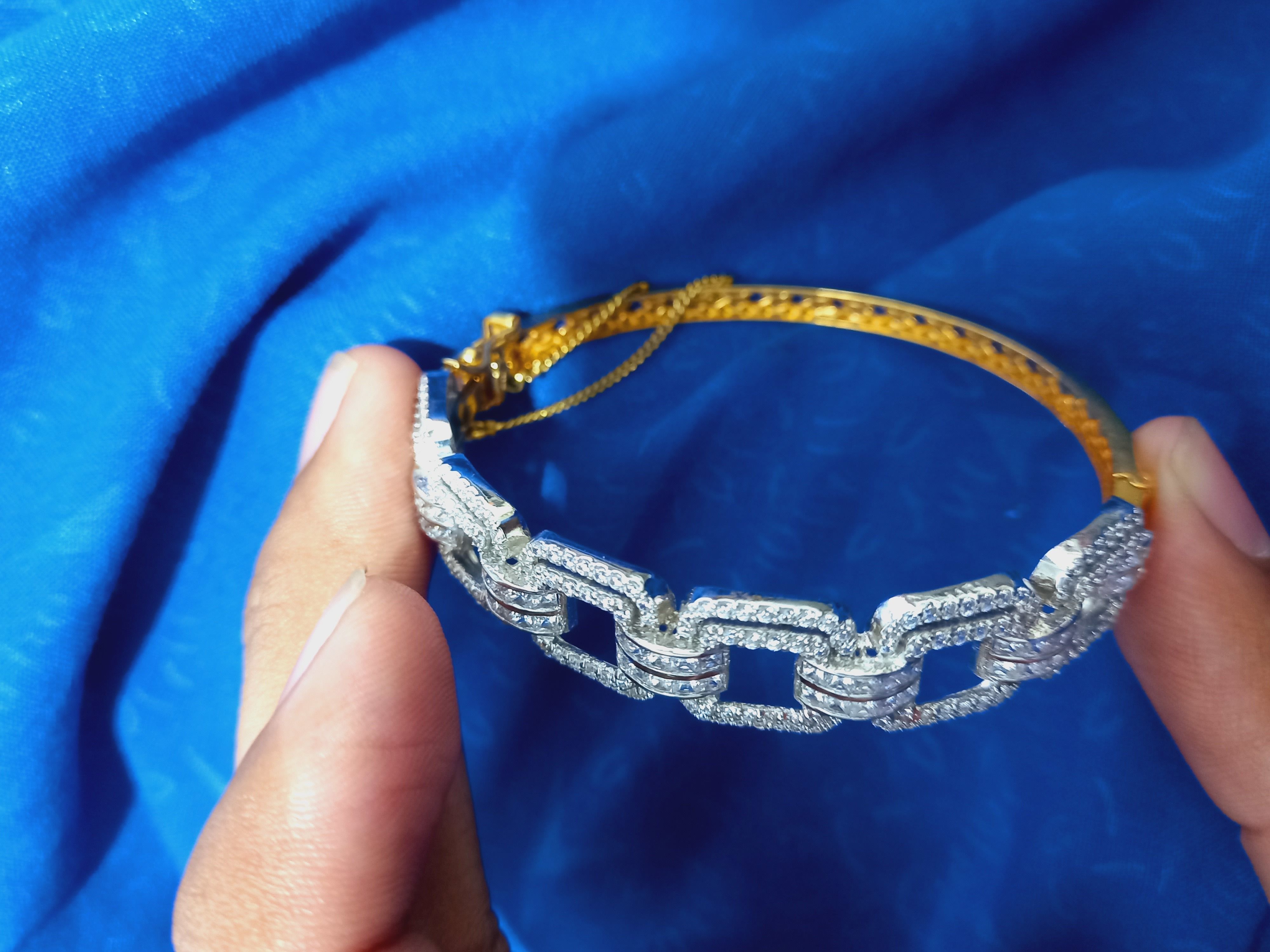 Diamond Breslet Jewellery for Women 3D print model 3D print model_22