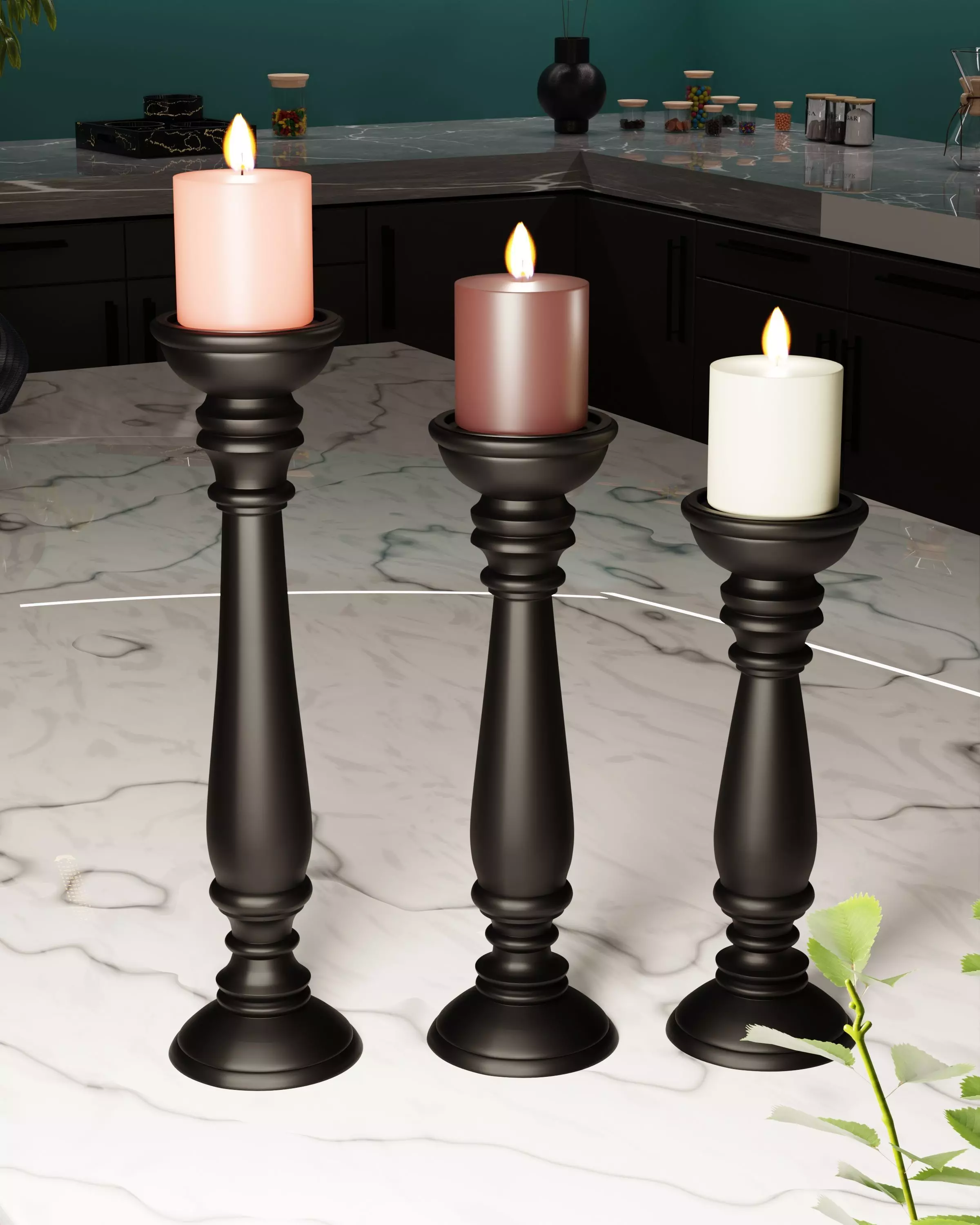 Candle Stand Free 3D model