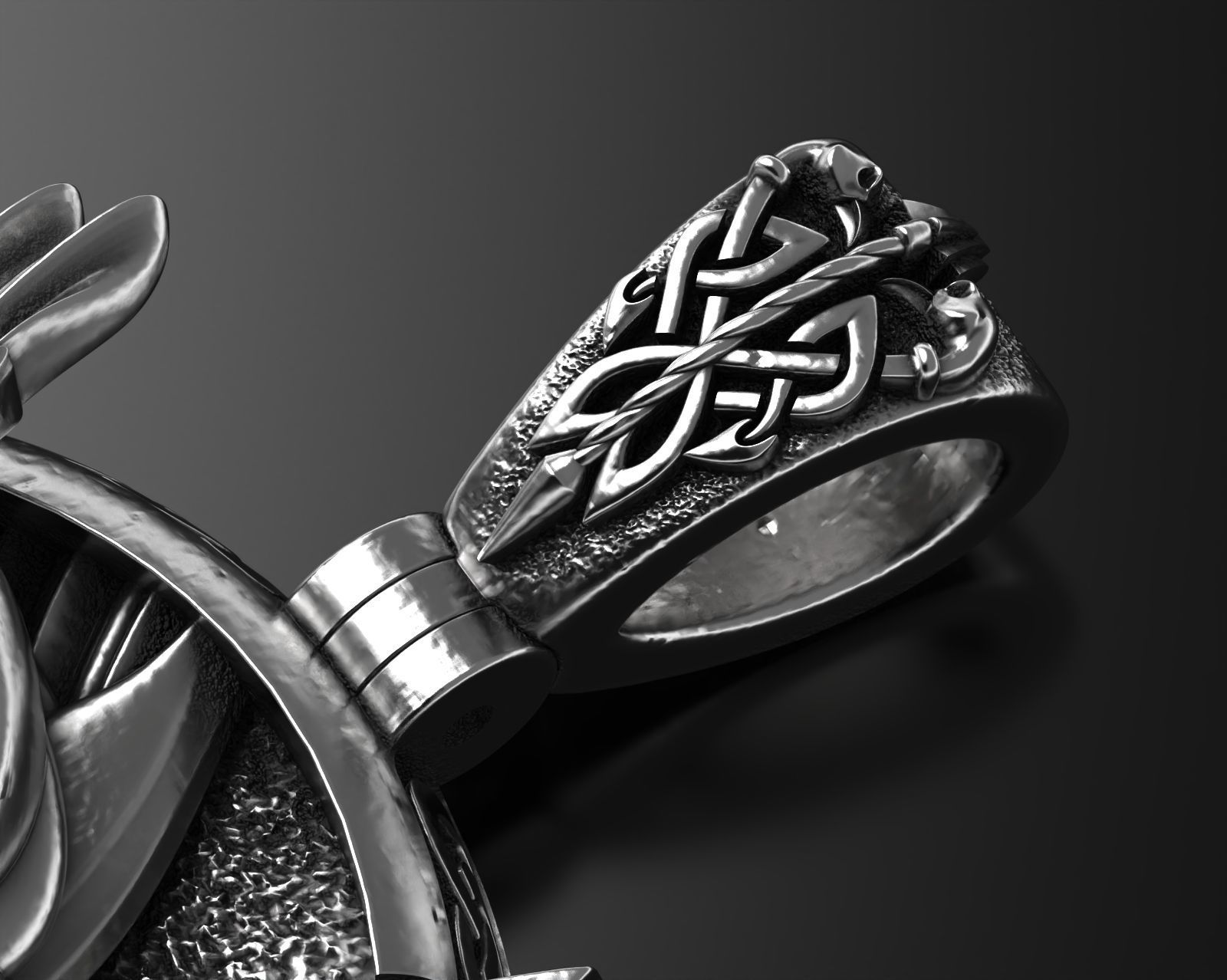 Valkyrie pendant 3D print model_7