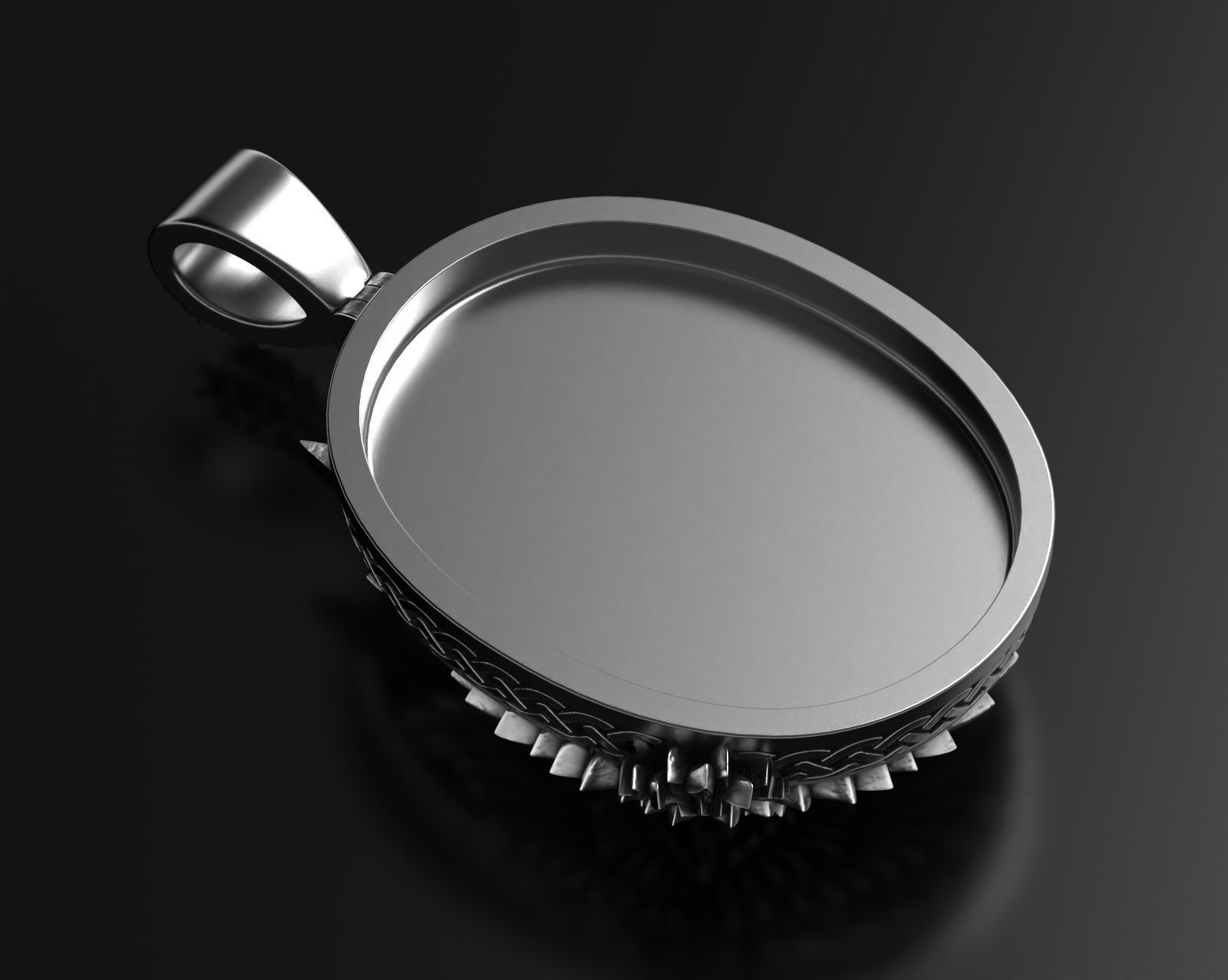 Valkyrie pendant 3D print model_8