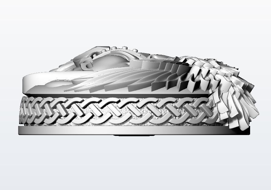 Valkyrie pendant 3D print model_12