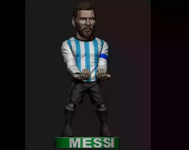 Messi joystick holder  3D print model
