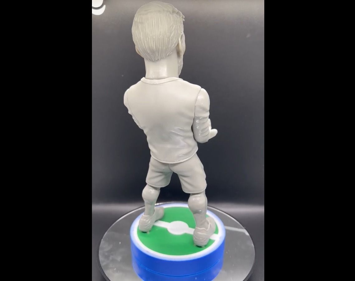 Messi joystick holder  3D print model_3