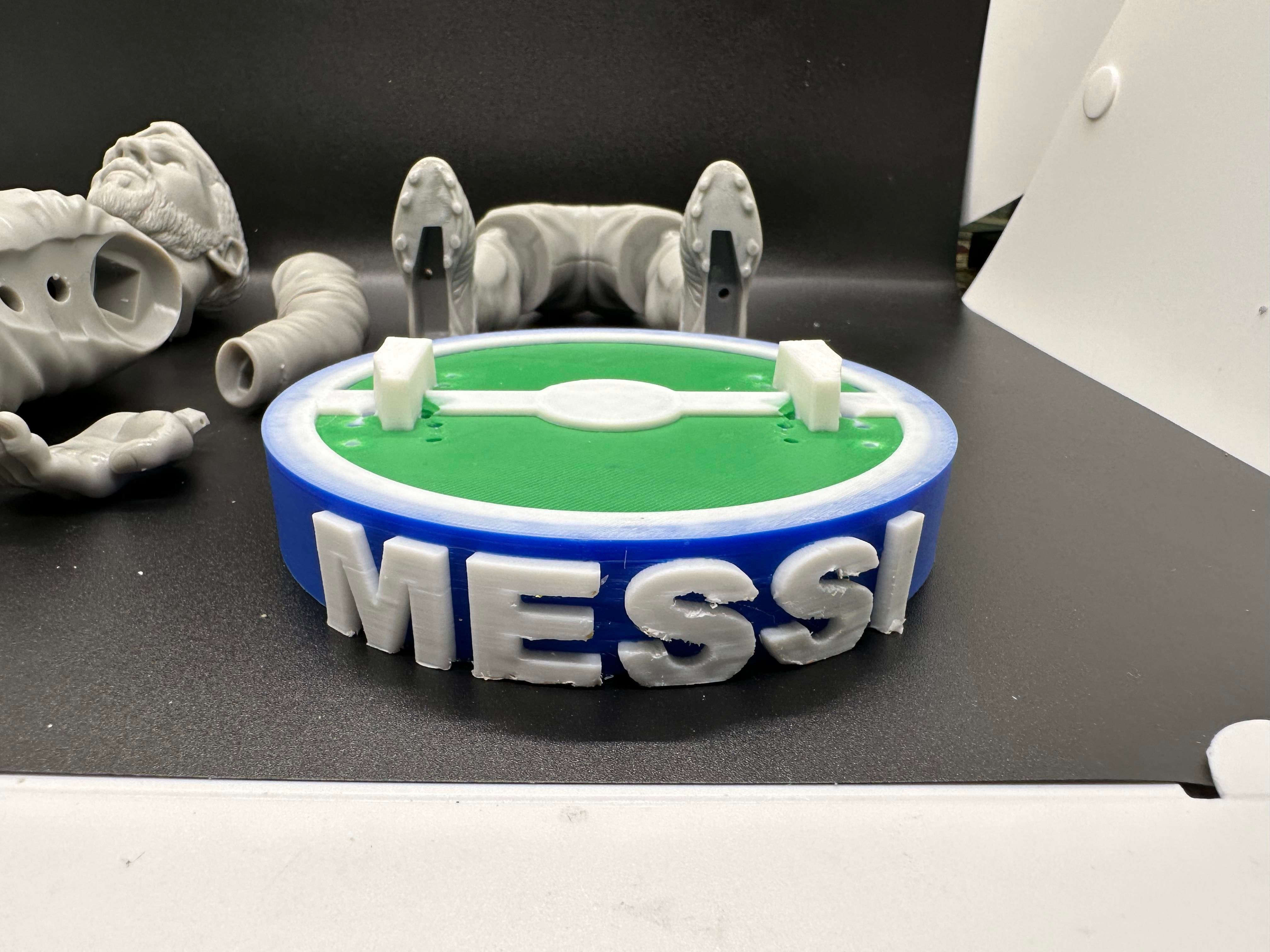 Messi joystick holder  3D print model_8