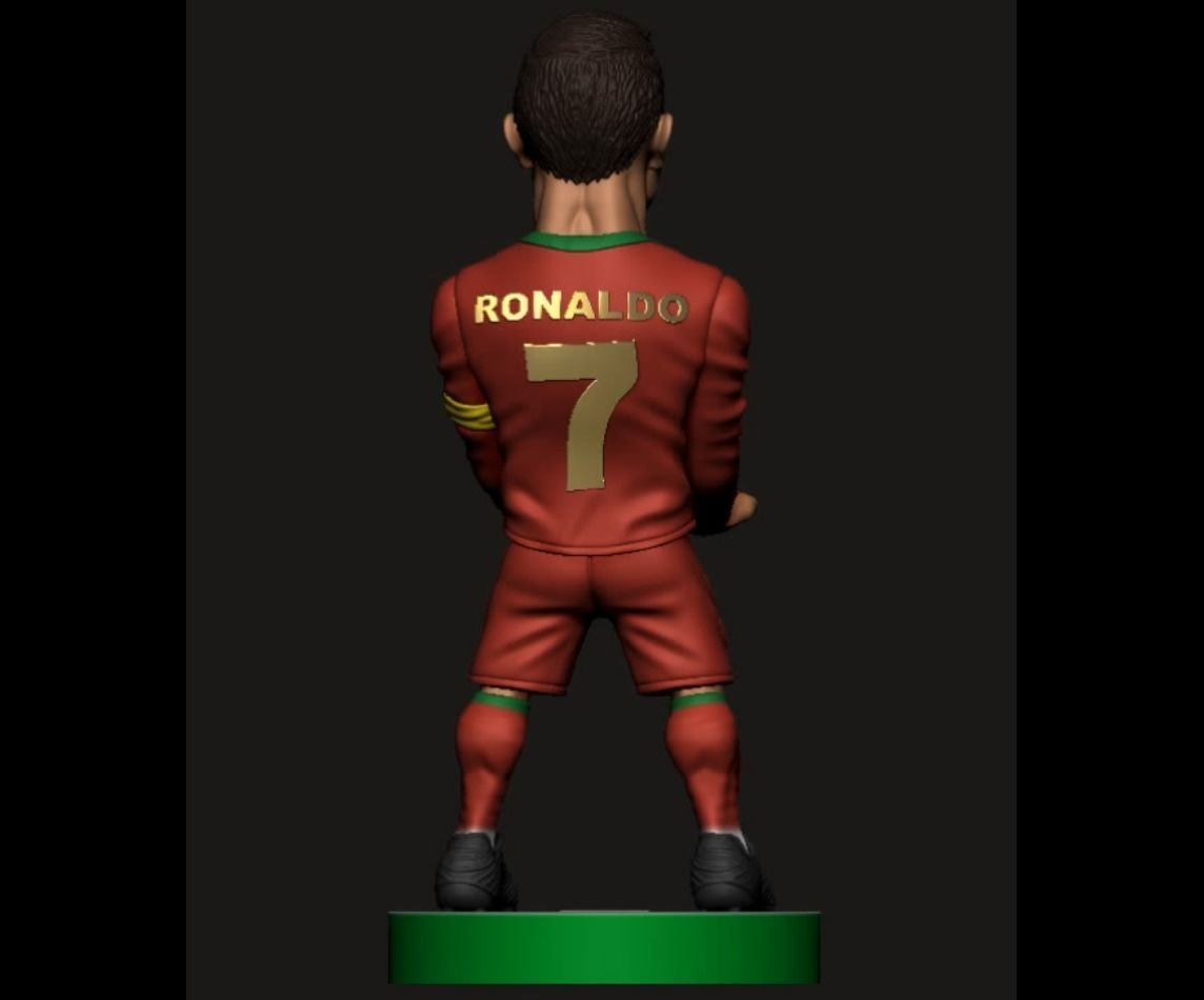 Cristiano Ronaldo joystick holder 3D print model_1