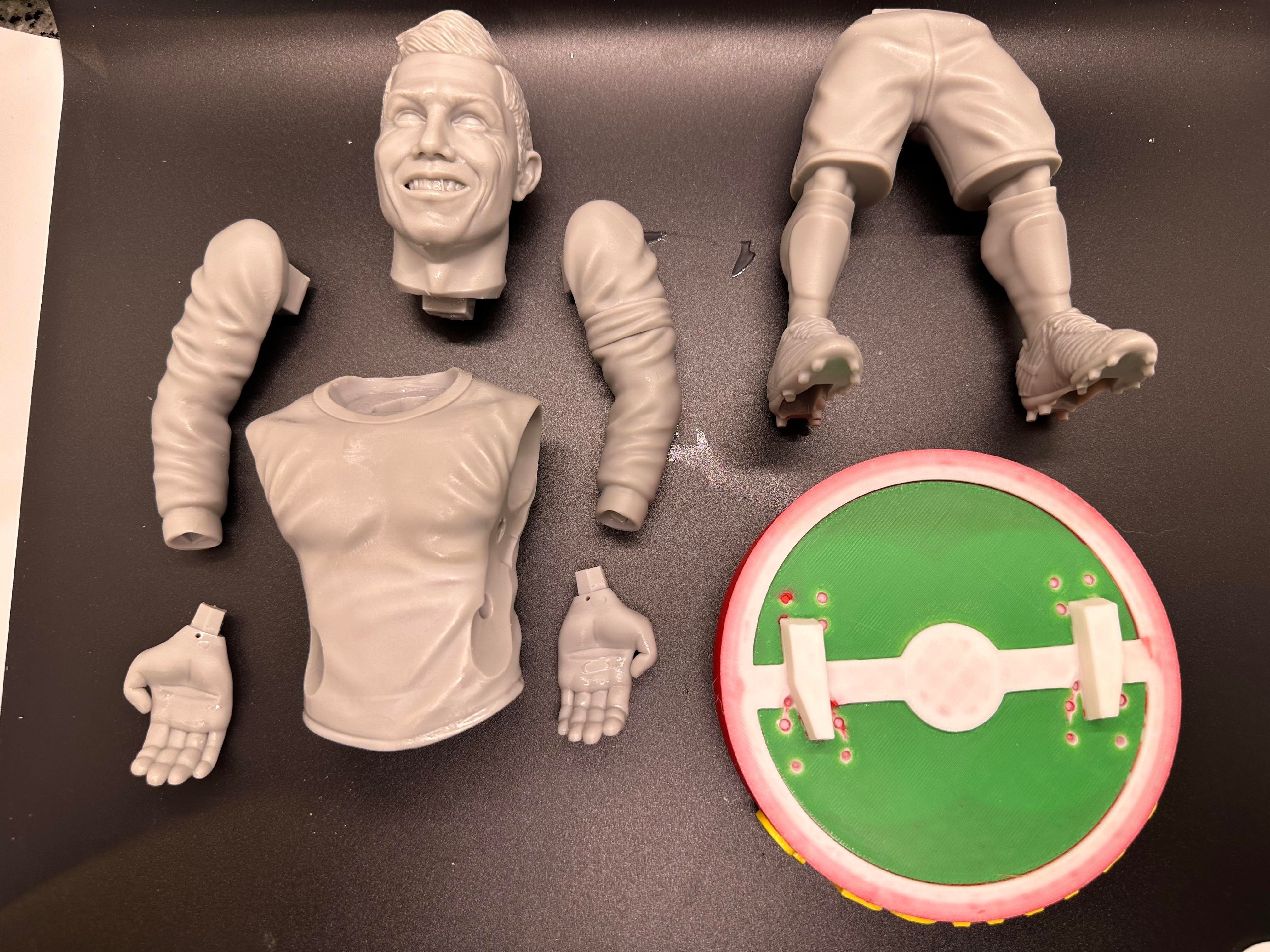 Cristiano Ronaldo joystick holder 3D print model_4