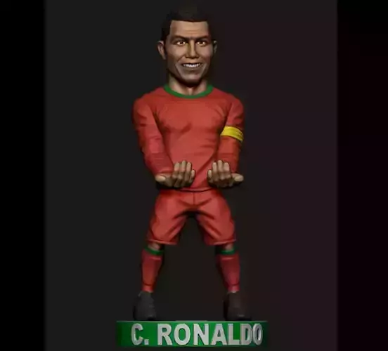 Cristiano Ronaldo joystick holder 3D print model