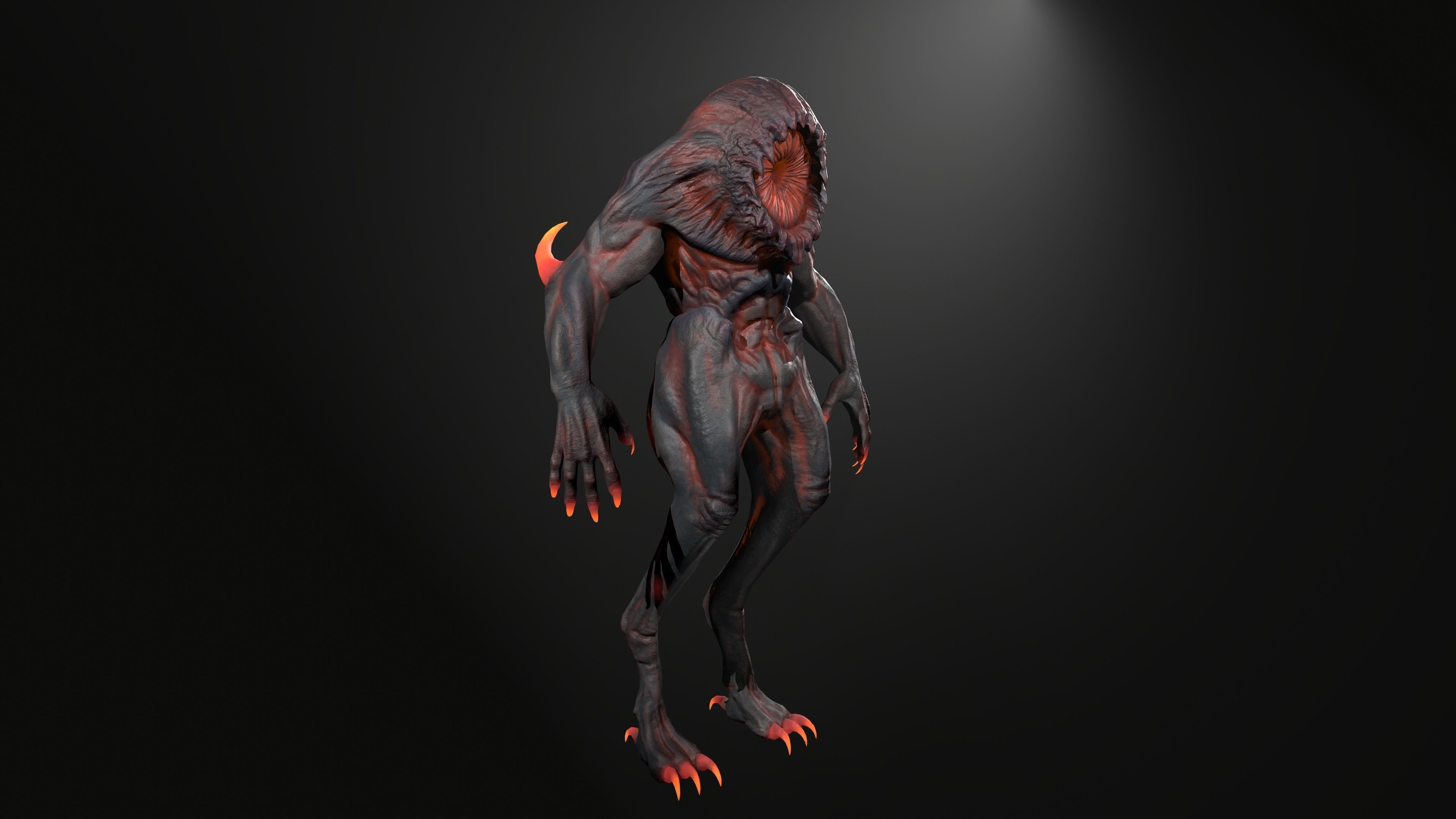 Warder Low-poly 3D model_4