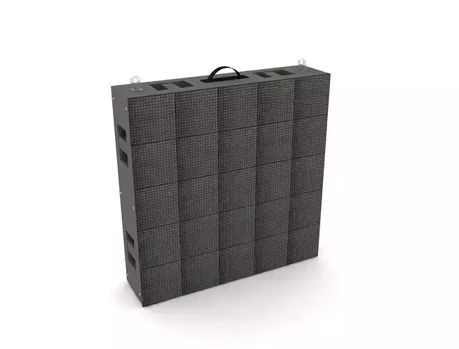 Led Display Panel 3D model Low-poly 3D model