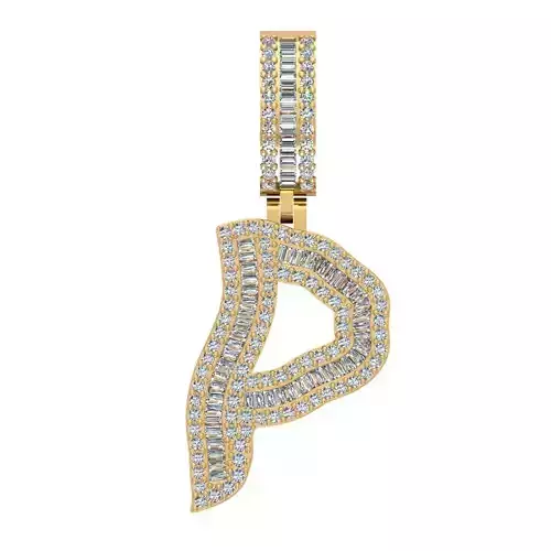 P ALPHABET PENDANT