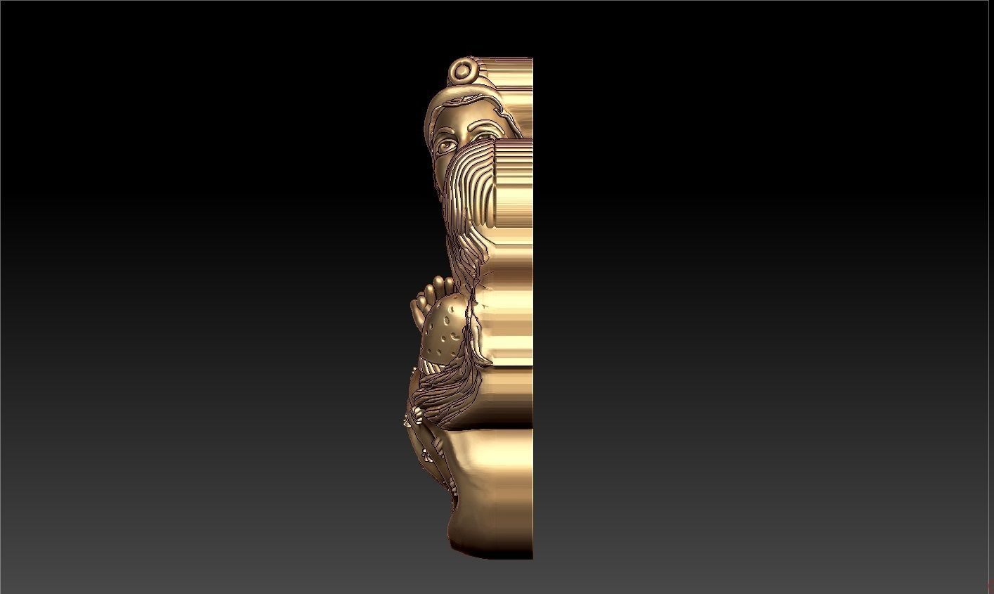 RATHA KRISHNA PENDENT 3D print model_5