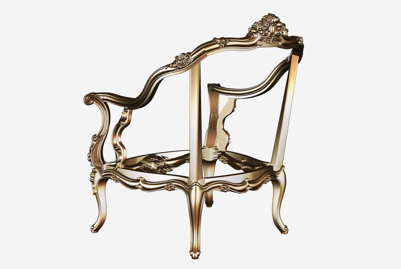 Armachair model for cnc 01 3D model_6