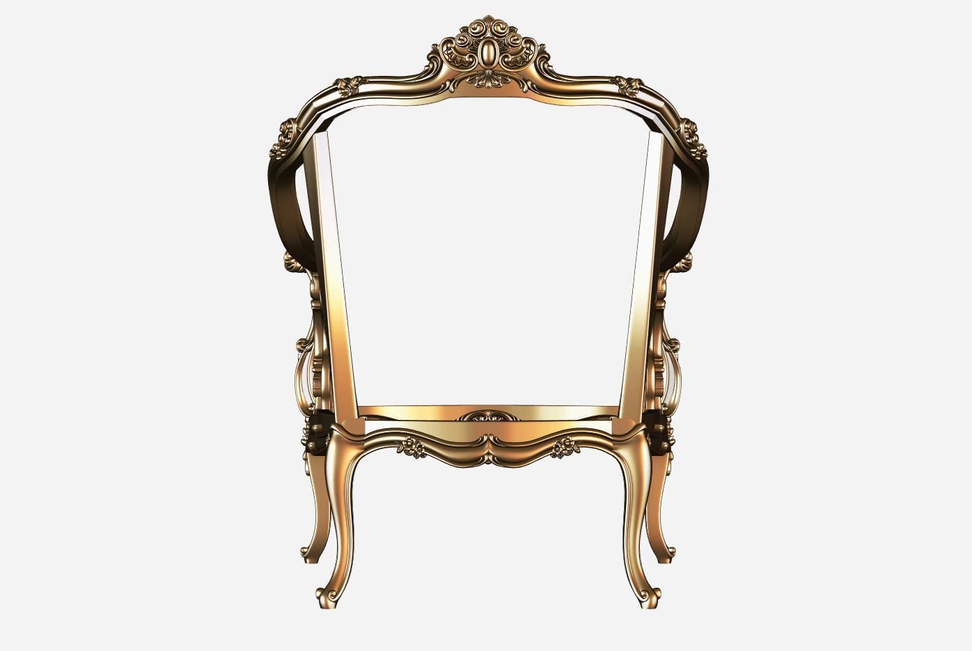 Armachair model for cnc 01 3D model_5