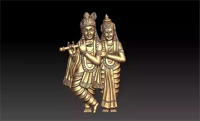 RATHA KRISHNA PENDENT 3D print model